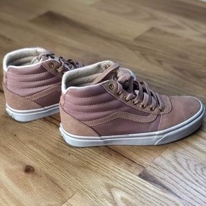 Women’s high top Vans (rose gold)